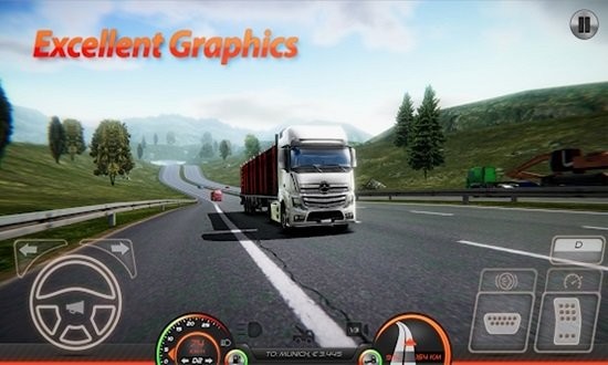 欧洲卡车模拟2下载手机版中文免费截图