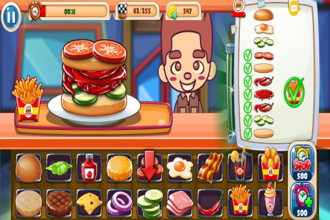 汉堡餐厅模拟游戏手机版中文截图