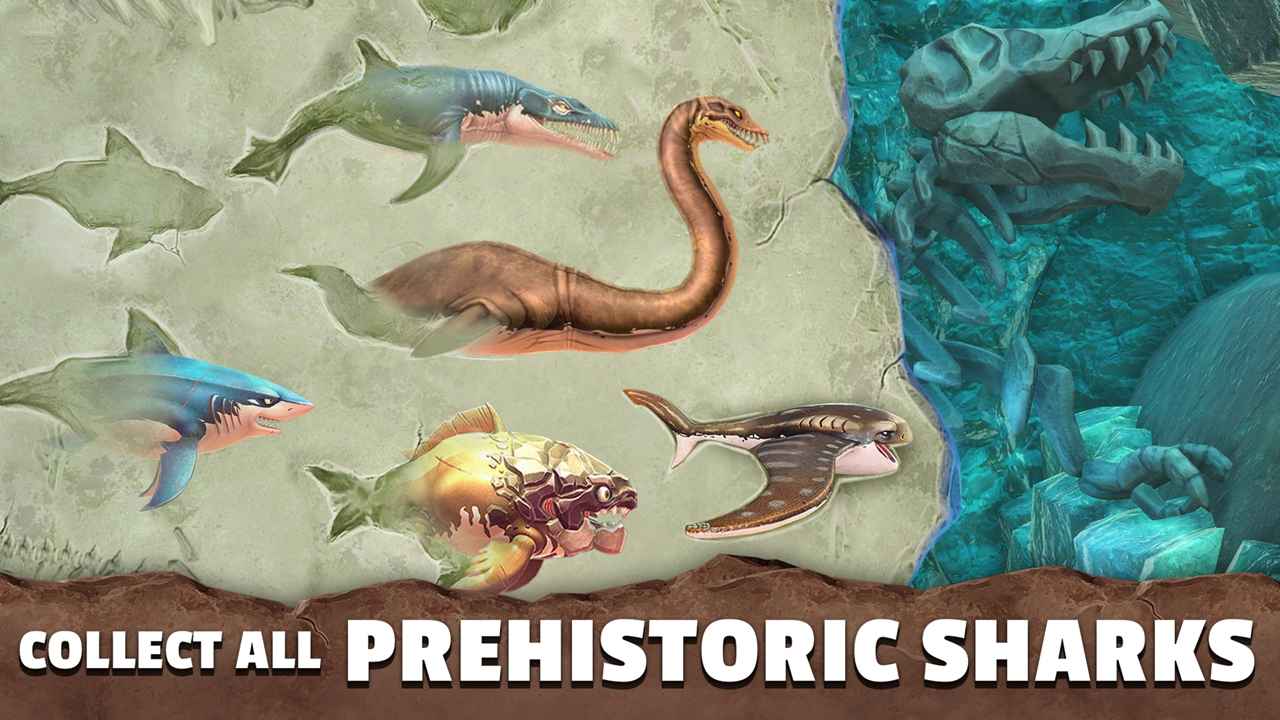 饥饿鲨：史前世界内置修改器最新版中文截图