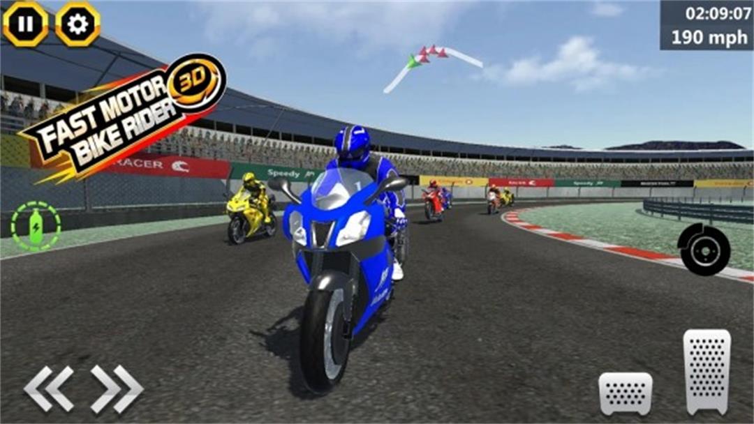极限摩托车越野赛（Fast Motor Bike Rider 3D）截图