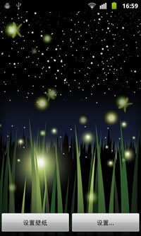 萤火虫动态壁纸app（Fireflies Live Wallpaper）截图